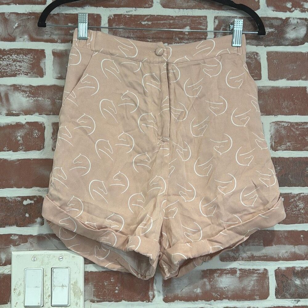Camila Coelho Sintia Shorts Blush Pink Womens Size XS b26